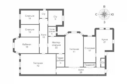 Продается многокомнатная квартира, 250 м²