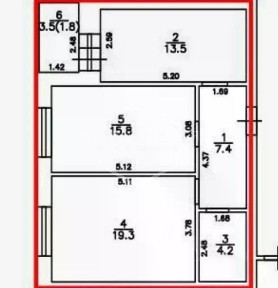 Продается 2-комн. квартира, 60,2 м²