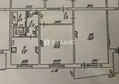 Продается 2-комн. квартира, 52,5 м²