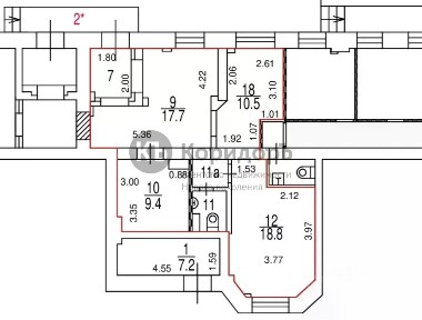 Сдается помещение свободного назначения, 64 м²