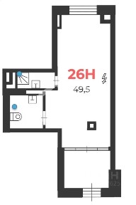 Сдается помещение свободного назначения, 49,5 м²