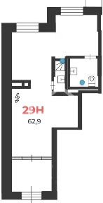 Сдается помещение свободного назначения, 62,9 м²