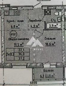 Продается 2-комн. квартира, 36 м²