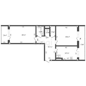 Продается 2-комн. квартира, 77,3 м²