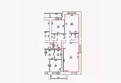 Продается 2-комн. квартира, 77,7 м²