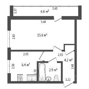 Продается 1-комн. квартира, 32 м²