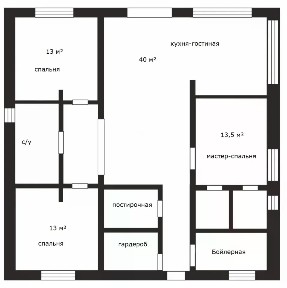 Продается 1-этажный дом, 123 м²
