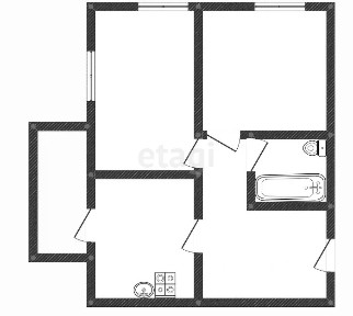 Продается 2-комн. квартира, 54,3 м²