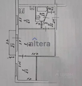 Продается 2-комн. квартира, 36,1 м²