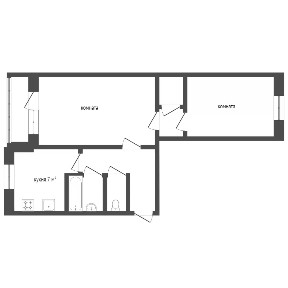 Продается 2-комн. квартира, 44,4 м²