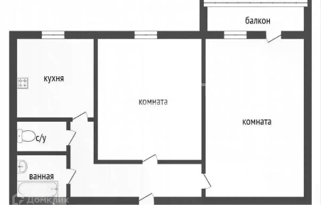 Продается 2-комн. квартира, 50,1 м²