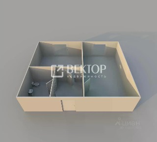 Продается 1-комн. квартира, 52,1 м²