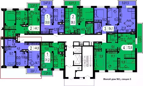 Продается 2-комн. квартира, 45 м²