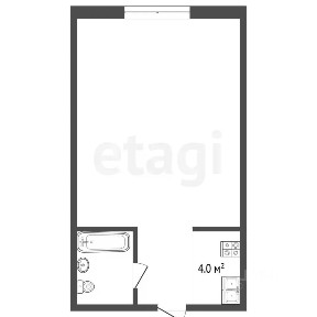 Продается 1-комн. квартира, 19 м²