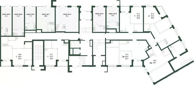 Продается 2-комн. квартира, 62 м²