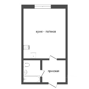 Продается 1-комн. квартира, 22,4 м²