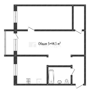 Продается 2-комн. квартира, 44,5 м²