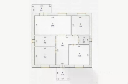 Продается 1-этажный дом, 110 м²