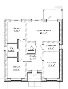 Продается 1-этажный дом, 82 м²