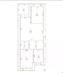Продается 1-этажный дом, 72 м²