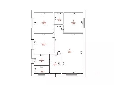 Продается 1-этажный дом, 85 м²