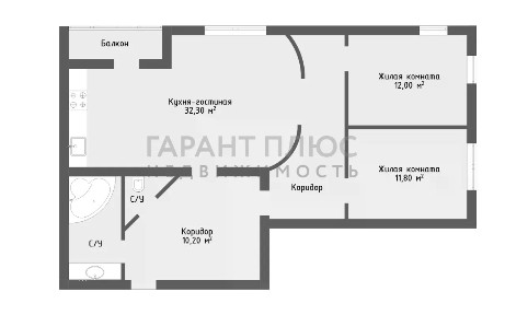 Продается 3-комн. квартира, 82,6 м²