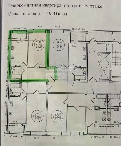 Продается 1-комн. квартира, 49,4 м²