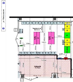 Сдается торговая площадь, 17,3 м²