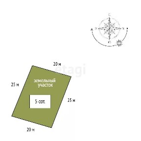 Продается участок, 5 сот.