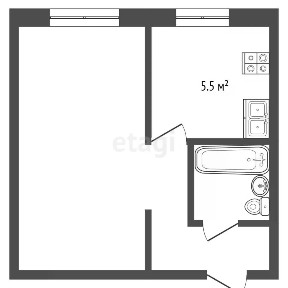 Сдается 1-комн. квартира, 32,1 м²