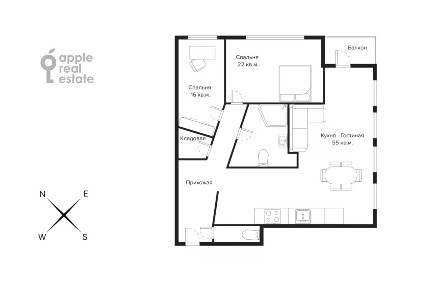 Сдается 3-комн. квартира, 133 м²