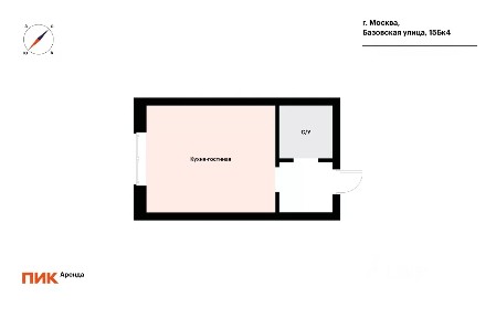 Сдается студия, 23 м²