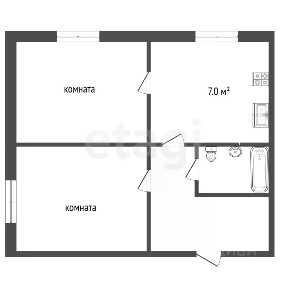 Продается 2-комн. квартира, 39,2 м²