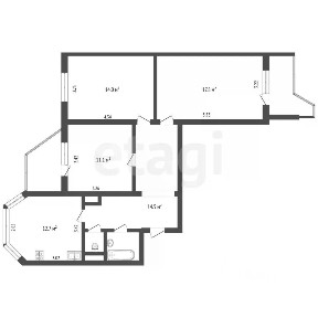 Продается 3-комн. квартира, 74,1 м²
