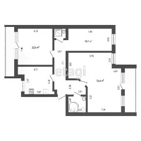 Продается 3-комн. квартира, 110,3 м²