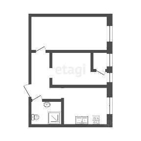Продается 2-комн. квартира, 51,4 м²