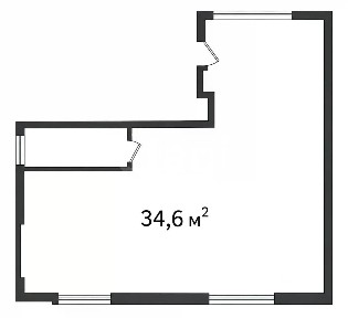 Продается студия, 34,6 м²