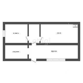 Продается 1-этажный дом, 55 м²