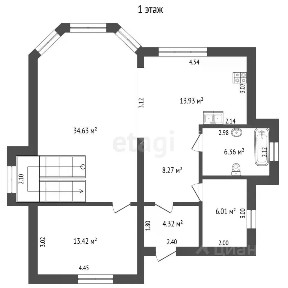 Продается 2-этажный дом, 151,6 м²