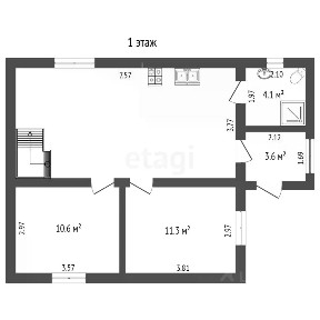 Продается 2-этажный дом, 103 м²