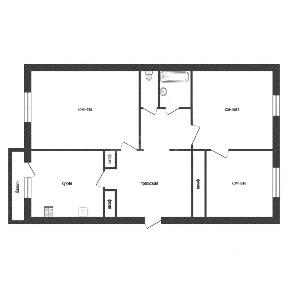 Сдается 3-комн. квартира, 66,8 м²