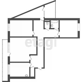 Продается 3-комн. квартира, 66 м²