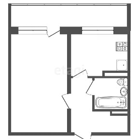 Продается 1-комн. квартира, 34,5 м²