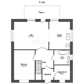 Продается 2-этажный дом, 128 м²