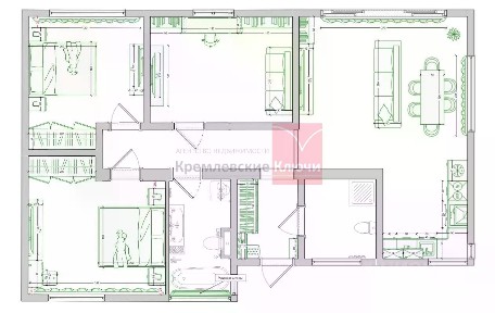 Продается 1-этажный дом, 100 м²