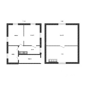 Продается 2-этажный дом, 46 м²