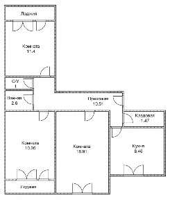 Продается 3-комн. квартира, 62,2 м²