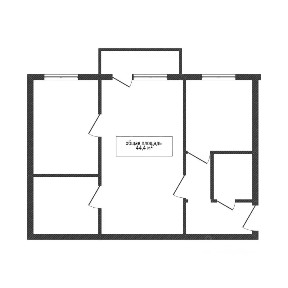 Продается 2-комн. квартира, 44,4 м²
