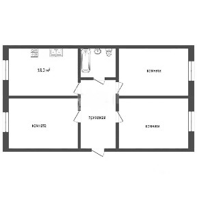 Продается 3-комн. квартира, 89,9 м²