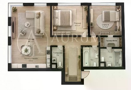 Продается 3-комн. квартира, 92,2 м²